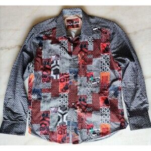 Robert Graham Snowbound Limited Ed 237 XL The Shining Halloween Mens Shirt READ